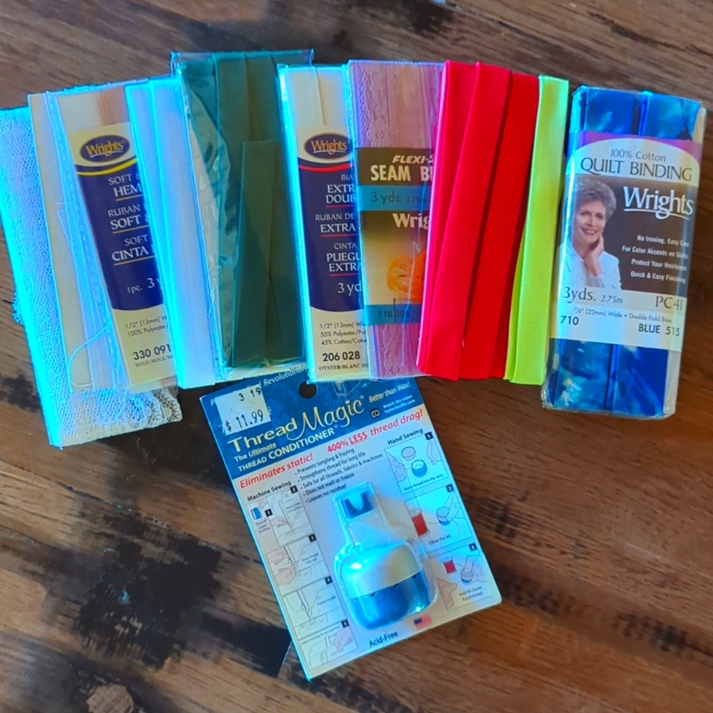 Thread Magic Thread Conditioner (NWT) and Binding/Hem Tape Bundle!